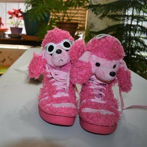 Adidas Jeremy Scott Pink Poodle Shoes 6